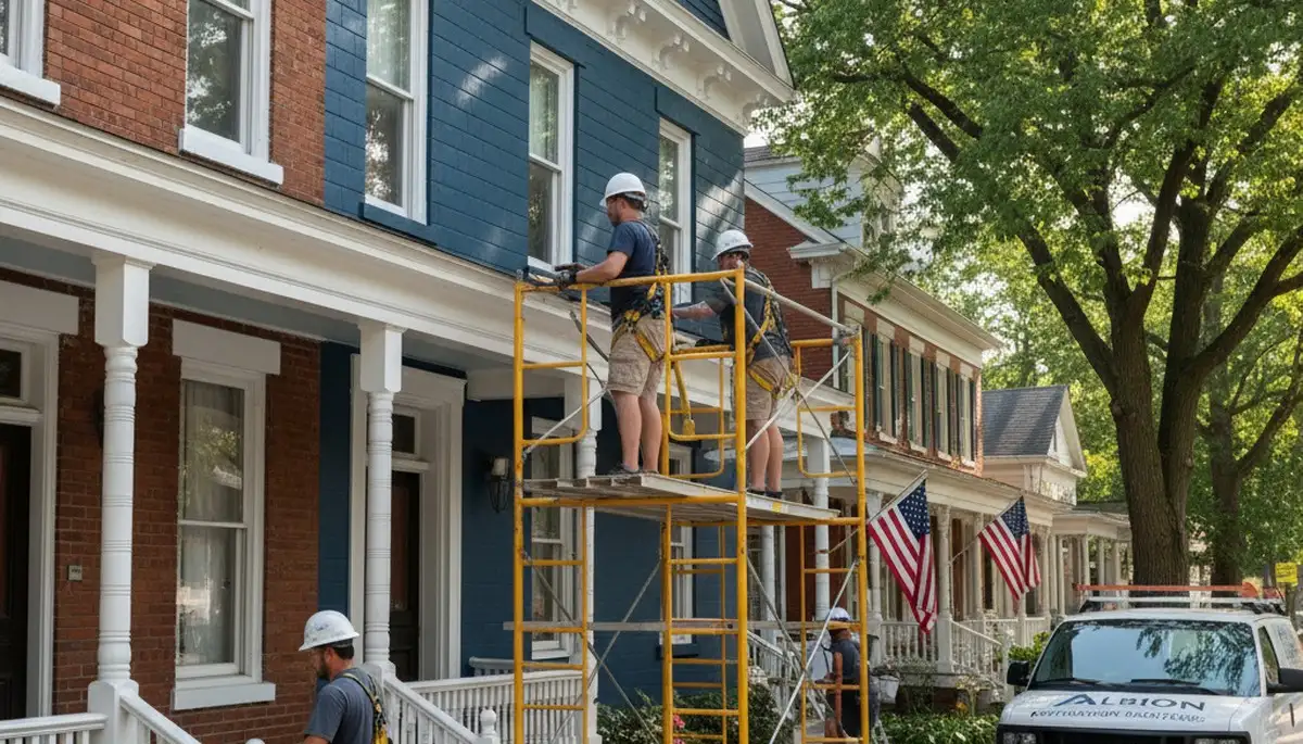 Painting contractor in Fort Wayne, IN providing professional interior and exterior painting services