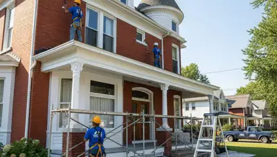 Fort Wayne, IN painting contractor team providing professional residential and commercial painting services