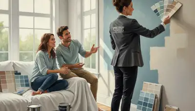 Fort Wayne, IN paint color consultation for homes with local color swatches and expert guidance