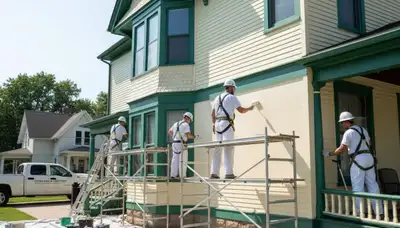 Painting contractor in Fort Wayne, IN providing professional interior and exterior painting services