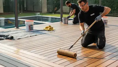 Deck sealing service in Fort Wayne, IN for wood deck protection and weather resistance