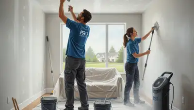 Drywall repair service in Fort Wayne, IN for cracks, nail pops, and texture matching