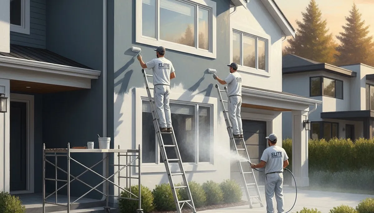 Exterior house painting in Fort Wayne, IN by Fort Wayne Paint Pros
