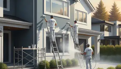 Exterior house painting in Fort Wayne, IN by Fort Wayne Paint Pros