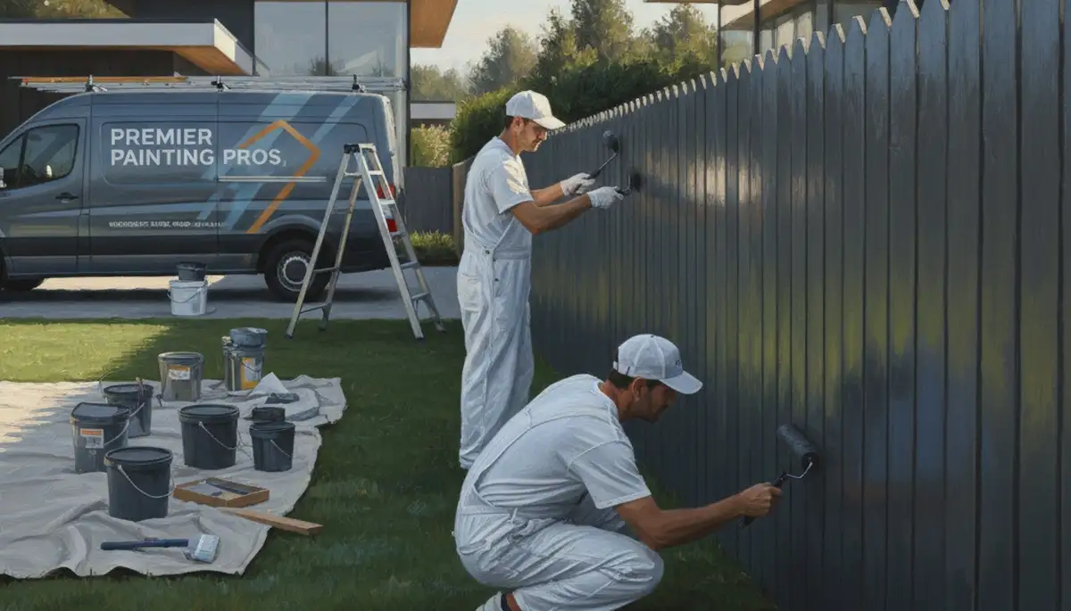 Fence painting service in Fort Wayne, IN by Fort Wayne Paint Pros