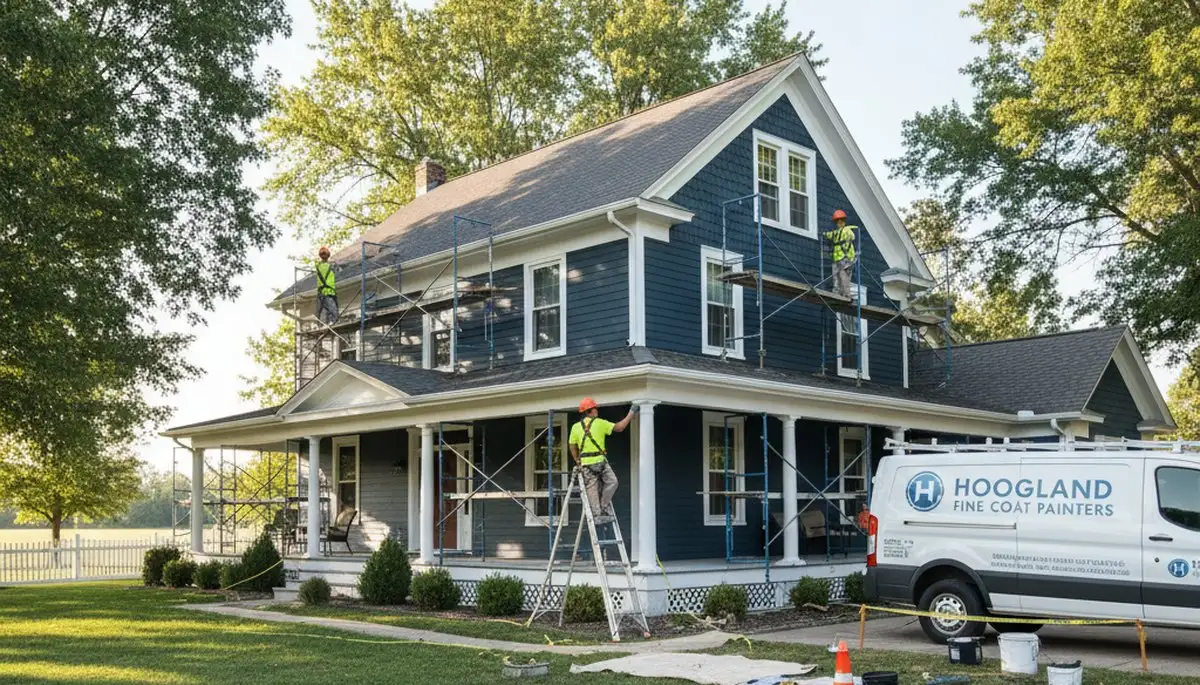 Painting contractor in Fort Wayne, IN providing professional interior and exterior painting services