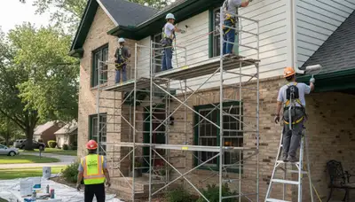 Painting contractor in Fort Wayne, IN providing professional residential and commercial painting services