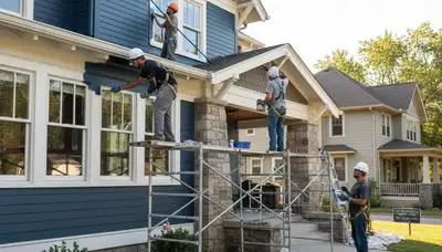Painting contractors in Fort Wayne, IN providing professional interior and exterior painting services