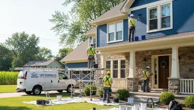 Painting contractor service in Fort Wayne, IN for interior and exterior home painting