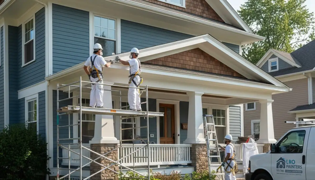Professional painting contractor in Fort Wayne, IN providing interior and exterior house painting services