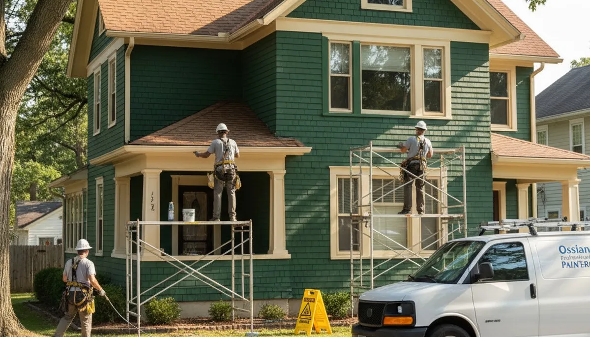 Painting contractor in Fort Wayne, IN offering professional interior and exterior painting services