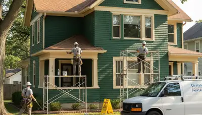 Painting contractor in Fort Wayne, IN offering professional interior and exterior painting services