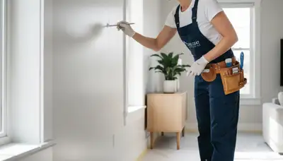 Fort Wayne paint pros repairing wall scuffs and scratches for touch-ups in Fort Wayne, IN