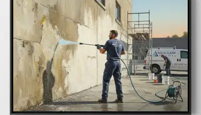 Pressure cleaning exterior surfaces in Fort Wayne, IN for a refreshed, clean property