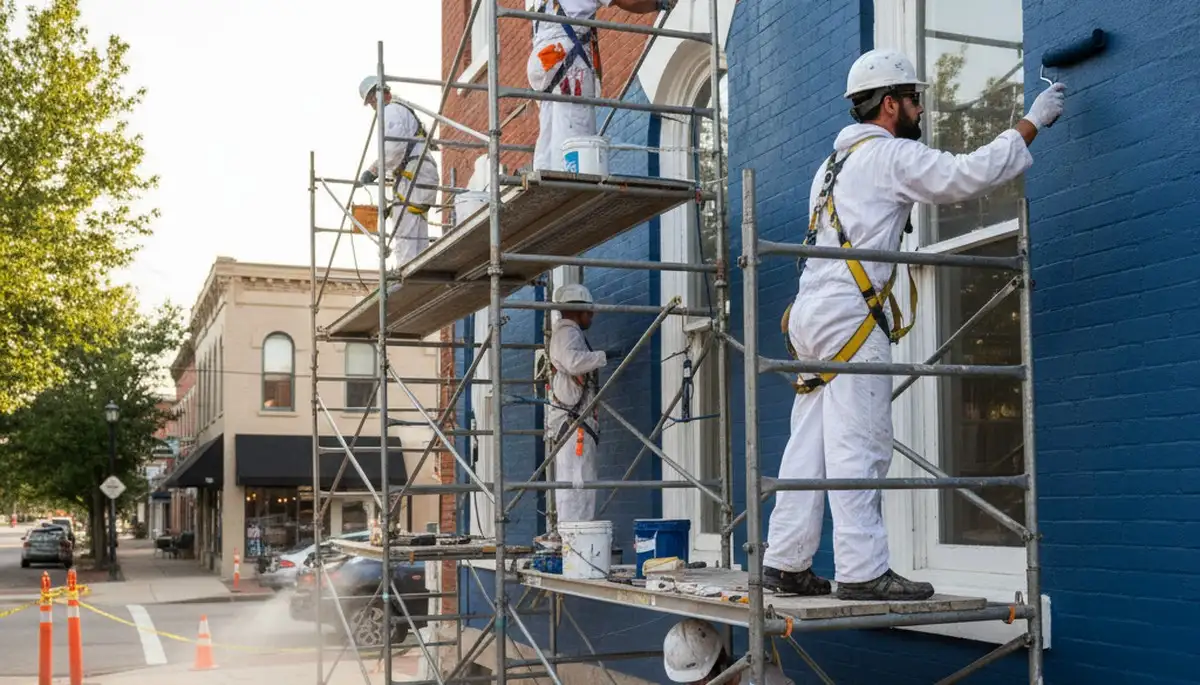 Painting contractor in Fort Wayne, IN providing professional interior and exterior painting services