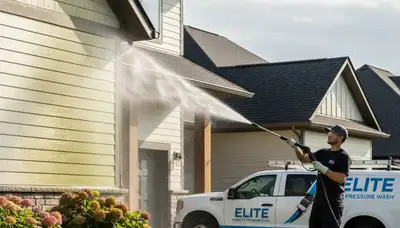 Vinyl siding pressure cleaning in Fort Wayne, IN by Fort Wayne Paint Pros