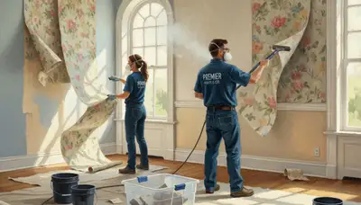 Wallpaper removal service in Fort Wayne, IN for smooth, paint-ready walls
